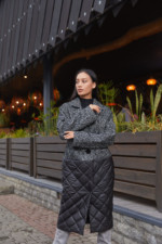 Демисезонное Пальто Mila Nova ПВ-163 черное — изображение 2