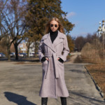 Демисезонное Пальто Mila Nova ПВ-257 сирень