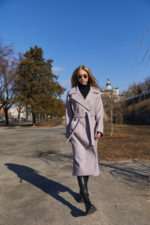 Демисезонное Пальто Mila Nova ПВ-257 сирень — изображение 2