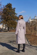 Демисезонное Пальто Mila Nova ПВ-257 сирень — изображение 3