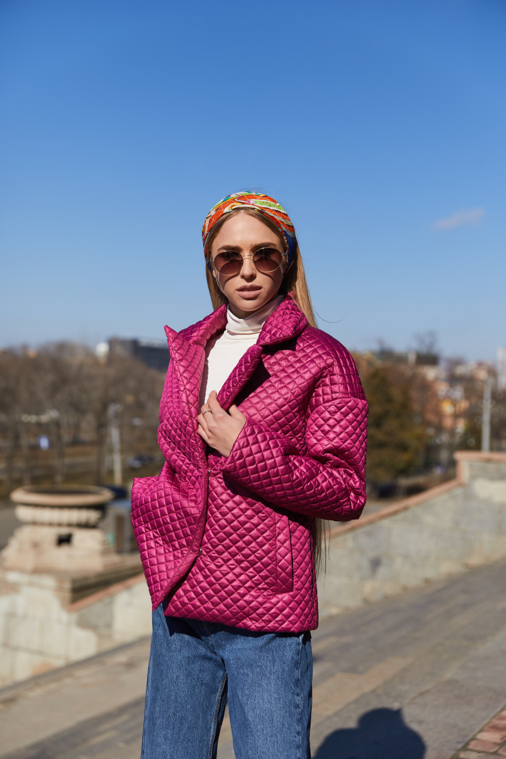 Демисезонная Куртка Mila Nova К-192 Малина — изображение 2