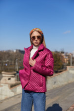 Демисезонная Куртка Mila Nova К-192 Малина — изображение 2