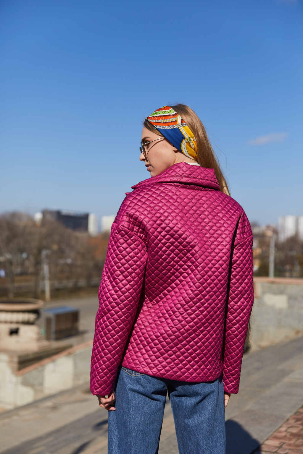 Демисезонная Куртка Mila Nova К-192 Малина — изображение 3