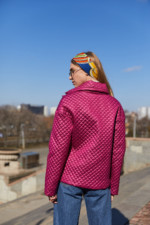 Демисезонная Куртка Mila Nova К-192 Малина — изображение 3