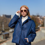 Демисезонная Куртка Mila Nova К-192 Синяя