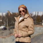 Демисезонная Куртка Mila Nova К-192 Бежевая