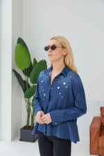 Рубашка Mila Nova Р-4 синий — изображение 3