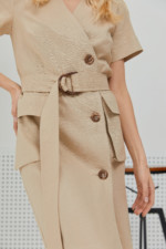 Летнее платье Mila Nova Ф-130кор бежевое — изображение 6