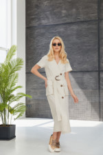 Летнее платье Mila Nova Ф-130 молоко