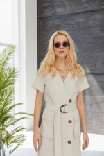 Летнее платье Mila Nova Ф-130 молоко — изображение 4