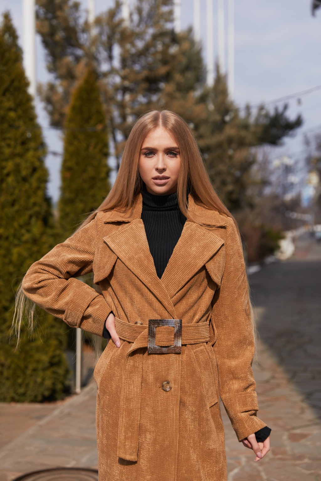 Демисезонный Плащ Mila Nova Q-101кемел — изображение 4