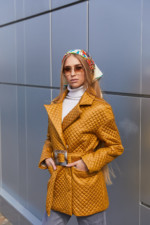 Демисезонная Куртка Mila Nova К-193 горчица