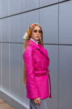 Демисезонная Куртка Mila Nova К-193 малина