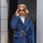 Демисезонная Куртка Mila Nova К-193 синяя