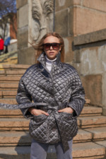 Демисезонная Куртка Mila Nova К-201 серая