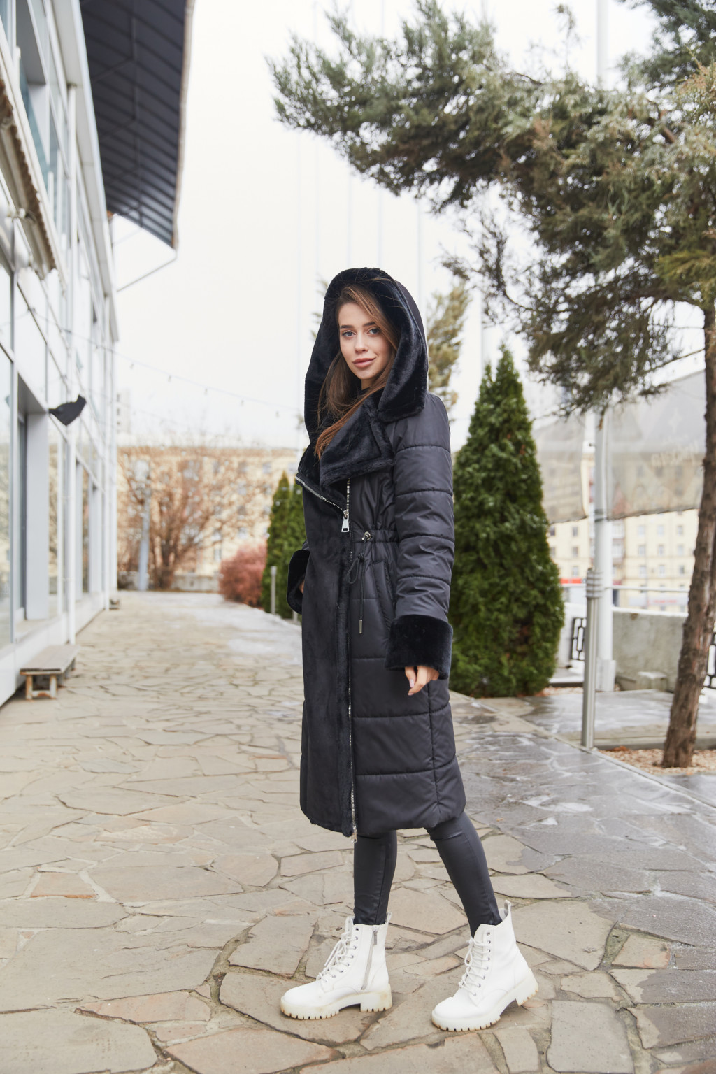 Зимнее пальто Mila Nova ПВ-230 черный — изображение 2