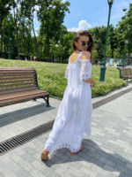 Летнее Платье Mila Nova Ф-160 белое — изображение 3