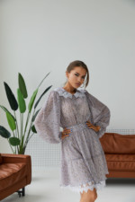 Летнее платье Mila Nova Ф-143 голубое — изображение 3