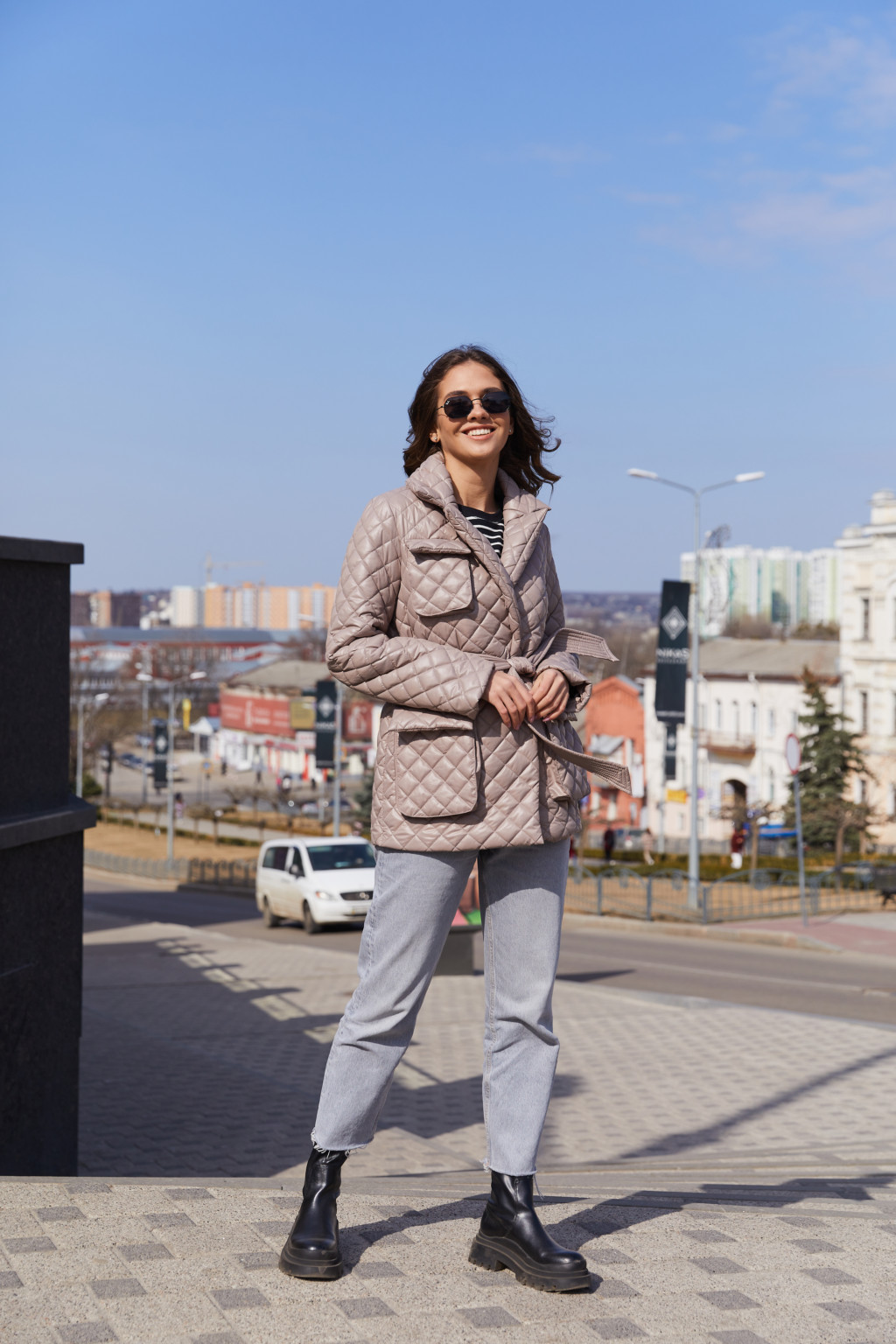 IMG_6490 Демисезонная Куртка Mila Nova ПВ-259 капучино — изображение 1