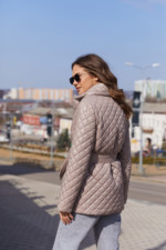 Демисезонная Куртка Mila Nova ПВ-259 капучино — изображение 3