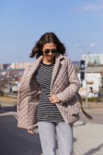 Демисезонная Куртка Mila Nova ПВ-259 капучино — изображение 4