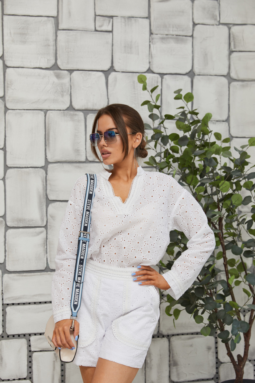 Летний Костюм Mila Nova J-32 белый — изображение 4