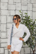 Летний Костюм Mila Nova J-32 белый — изображение 4