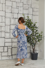 Летнее платье Mila Nova Ф-150 молоко деним — изображение 4