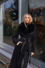 Зимнее пальто Mila Nova ПВ-192 в черное — изображение 2