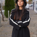 Демисезонное пальто Mila Nova ПВ-187 черное