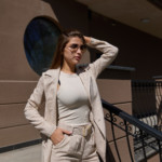 Летний костюм Mila Nova J-20 бежевый