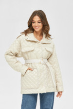 Демисезонная куртка Mila Nova К-191 молоко