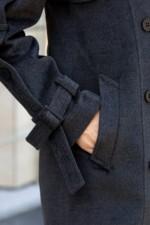 Демисезонное пальто Mila Nova ПВ-93 графит — изображение 8