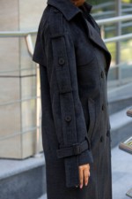 Демисезонное пальто Mila Nova ПВ-93 графит — изображение 7