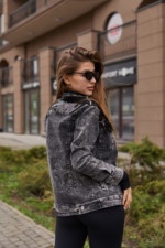 Джинсовая куртка Mila Nova Q-29 черный — изображение 2