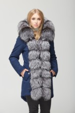 Зимняя парка Mila Nova П-27стандарт синий