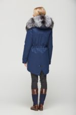 Зимняя парка Mila Nova П-27стандарт синий — изображение 5