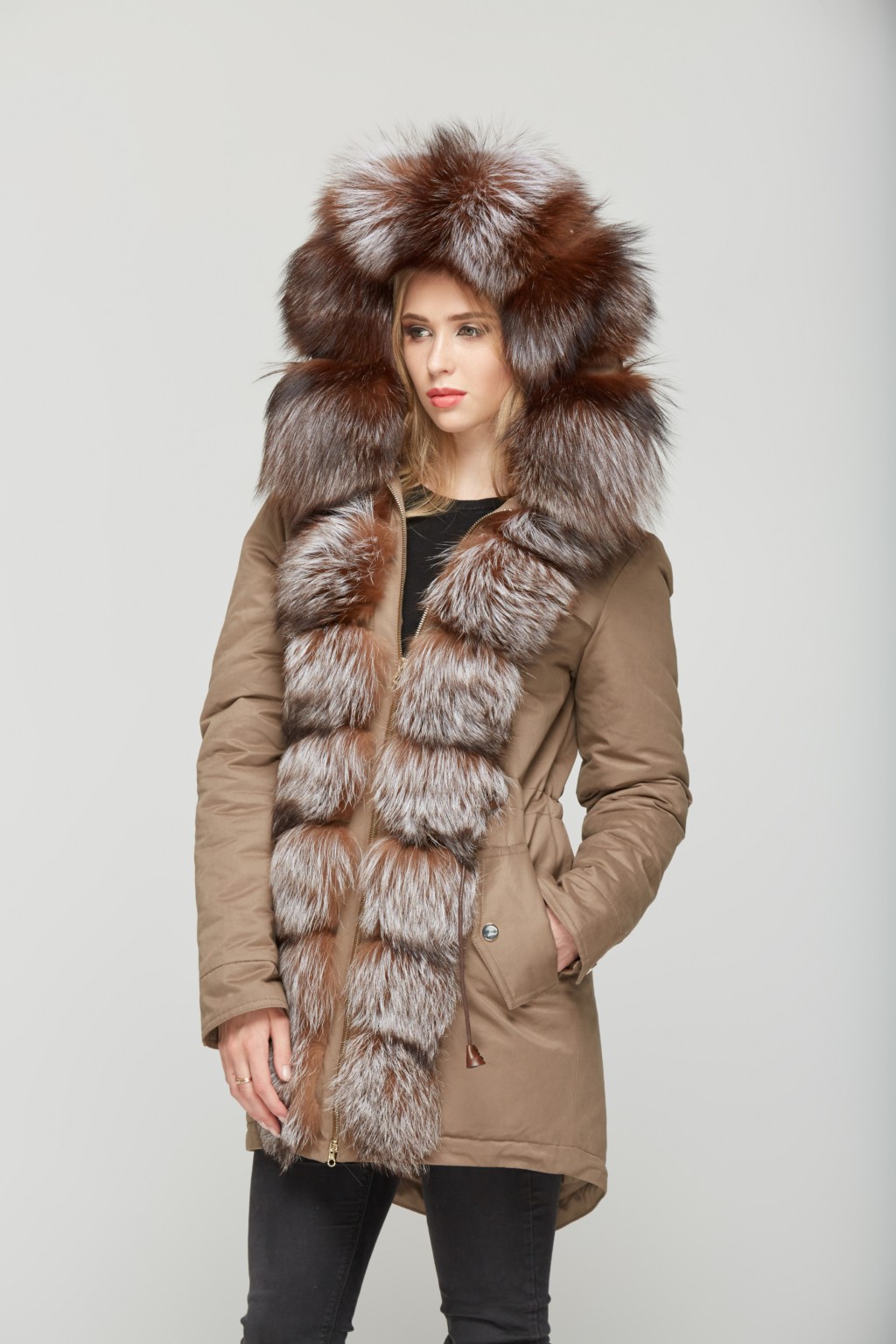 Зимняя парка Mila Nova П-27стандарт капучино — изображение 2