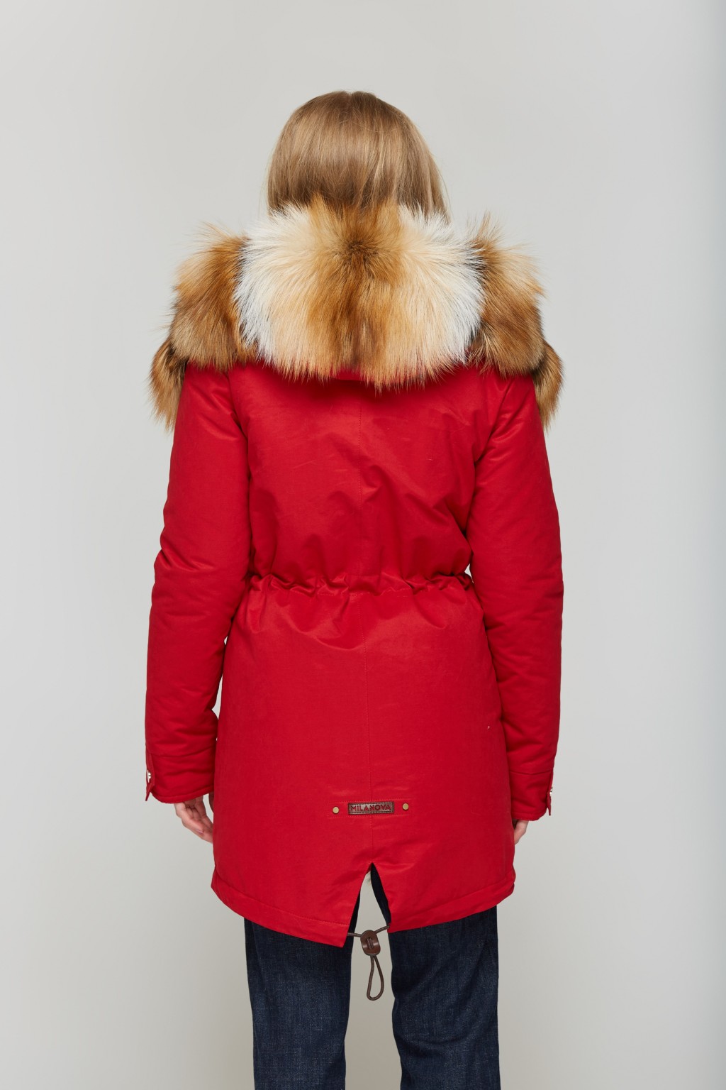 Зимняя парка Mila Nova П-27 Красная — изображение 6