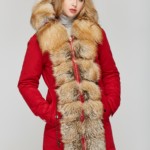 Зимняя парка Mila Nova П-27 Красная