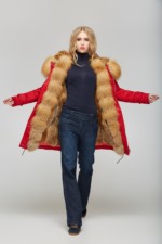 Зимняя парка Mila Nova П-20 красная — изображение 2