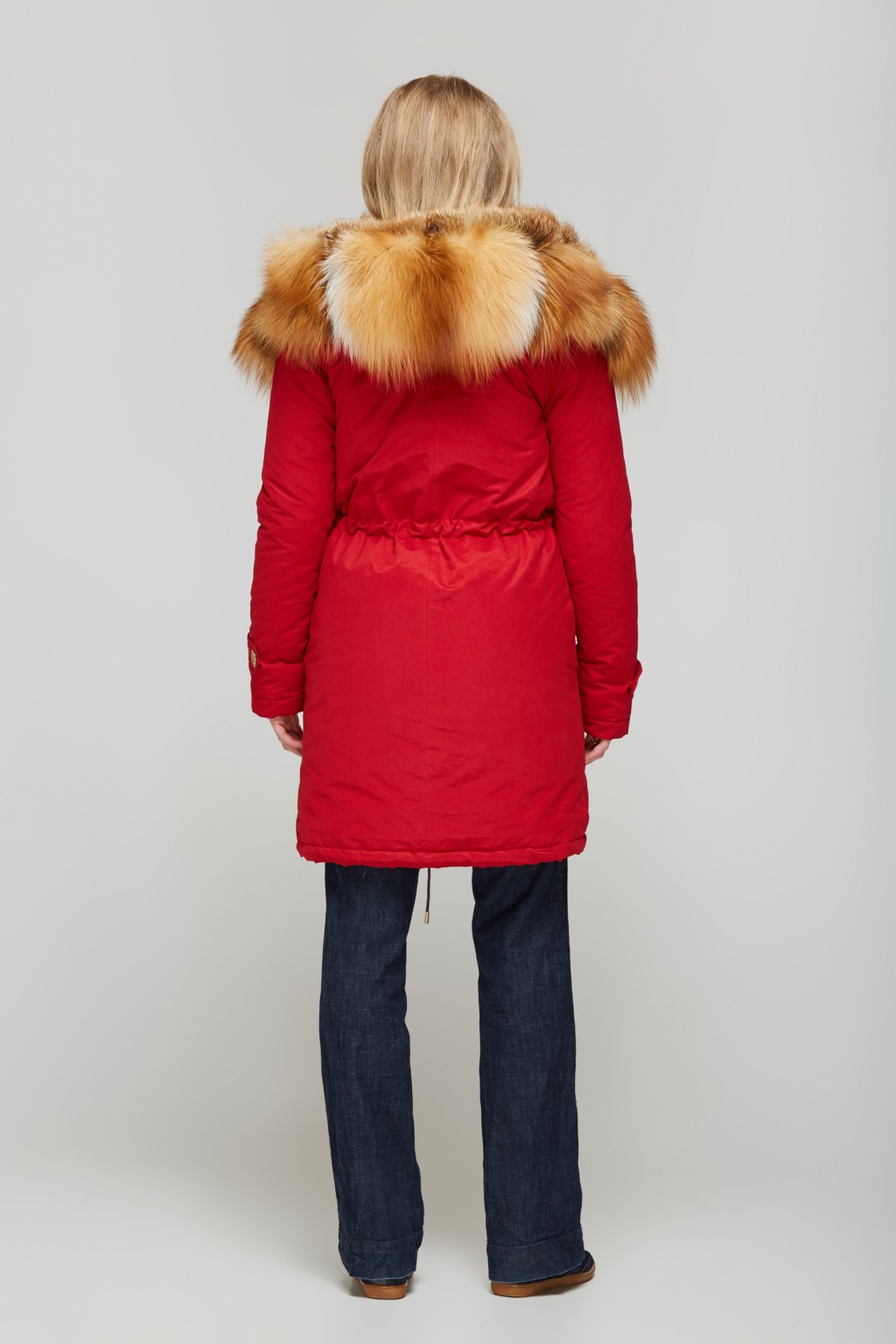 Зимняя парка Mila Nova П-20 красная — изображение 6