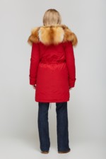 Зимняя парка Mila Nova П-20 красная — изображение 6