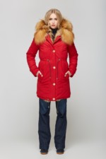 Зимняя парка Mila Nova П-20 красная — изображение 5
