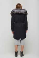 Зимняя парка Mila Nova П-21д черная — изображение 5