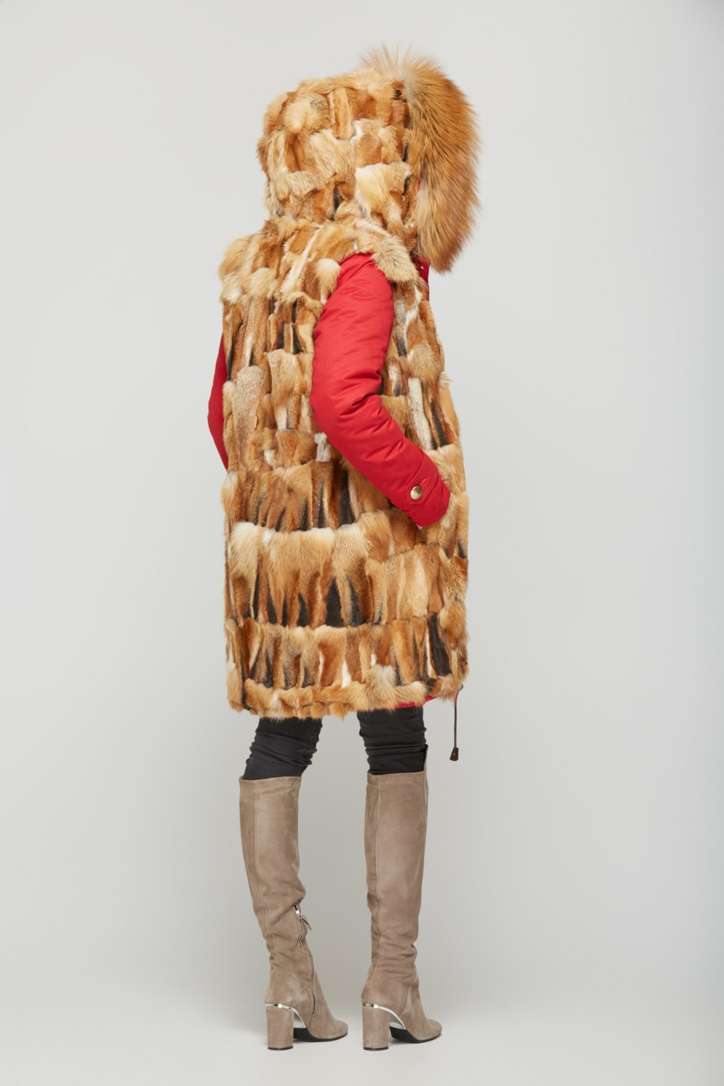 Парка П-23 красный+рыжий — изображение 8