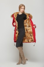 Парка П-23 красный+рыжий — изображение 6