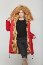 Парка П-23 красный+рыжий — изображение 5