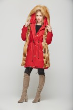 Парка П-23 красный+рыжий — изображение 2