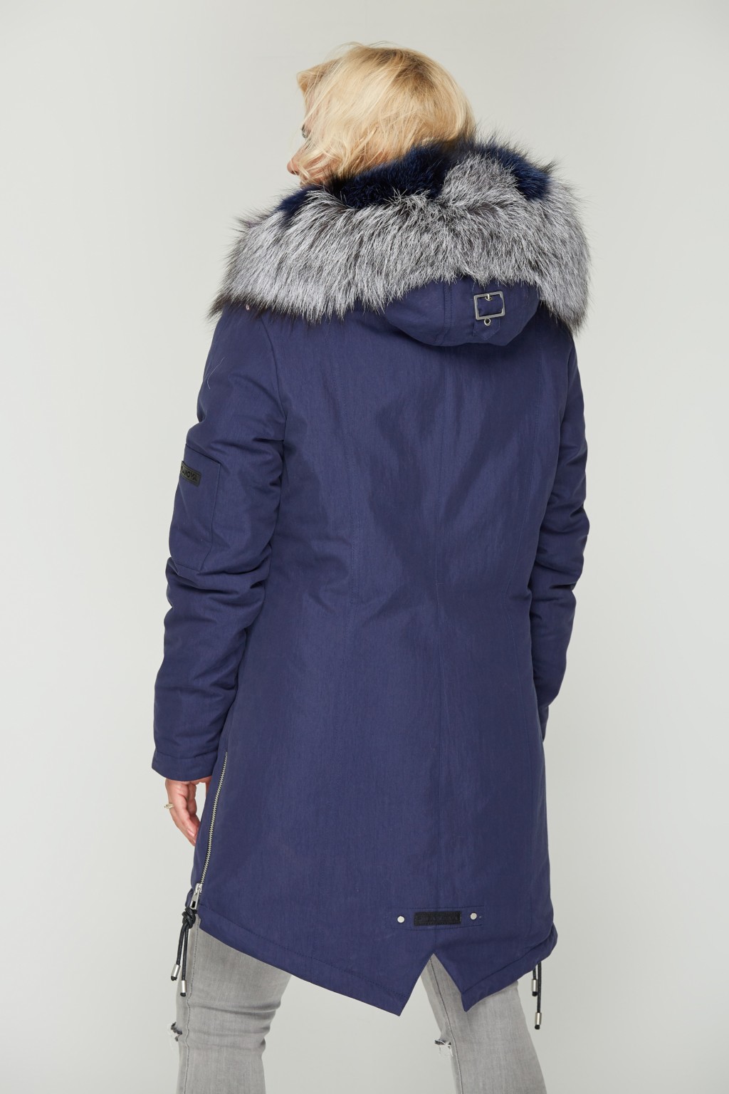 Зимняя парка Mila Nova П-34 синяя — изображение 5